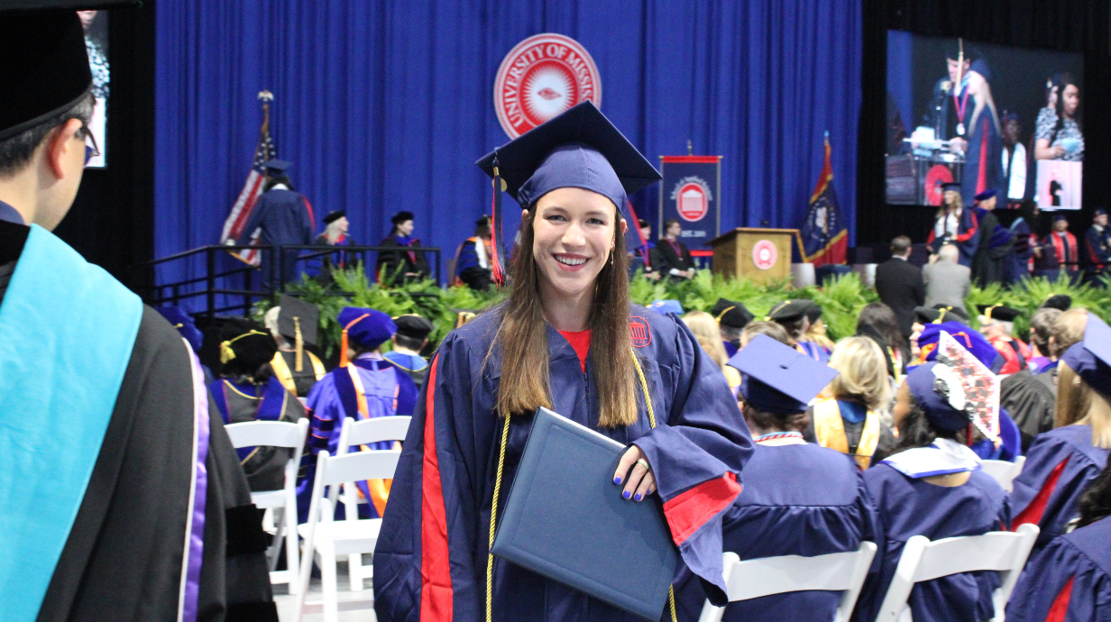 Image of new alumni at graduation